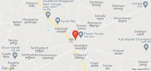 Dhanapur - Sakaldiha Road, Sakaldiha timuhani, Sakaldiha, Chandauli, Uttar Pradesh, India