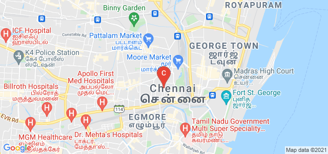 Madras Veterinary College, Vepery High Road, Periamet, Vepery, Choolai, Chennai, Tamil Nadu, India