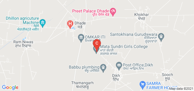 Mata Sundri Girls College, Rampura, Bathinda, Punjab, India