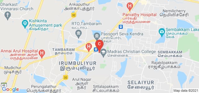 Madras Christian College, East Tambaram, Tambaram, Chennai, Tamil Nadu, India