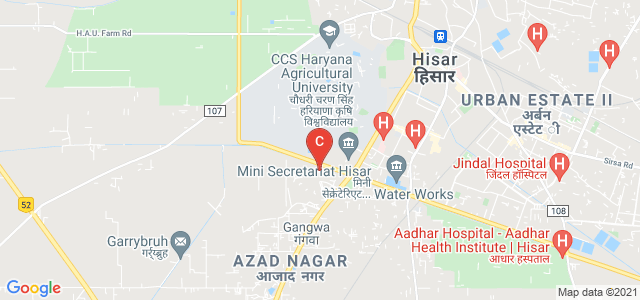 C.R. LAW COLLEGE, HISAR, Hisar - Rajgarh Road, Quarter Colony, Azad Nagar, Hisar, Haryana, India