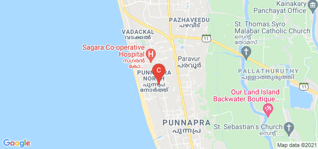 College Rd, Kalarcode, Punnapra North, Alappuzha, Kerala 688003, India