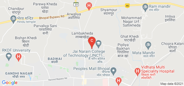 Manjula K Ponda College of Bussiness and Management, New Choksey Nagar, Navi Bagh, Bhopal, Madhya Pradesh, India