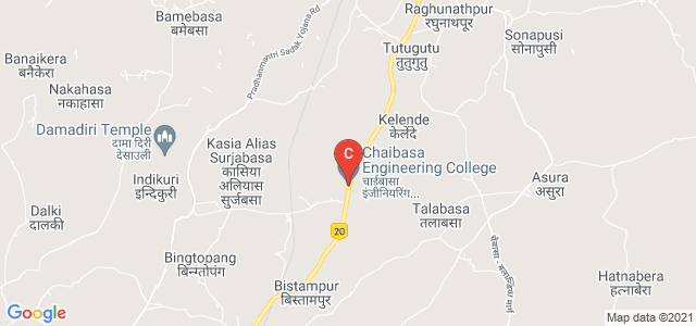 Chaibasa Engineering College, National Highway 75, Kelende, Jharkhand, India