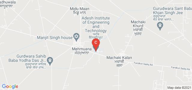 Adesh Institute of Engineering and Technology, Sadiq Rd, Faridkot, Punjab, India
