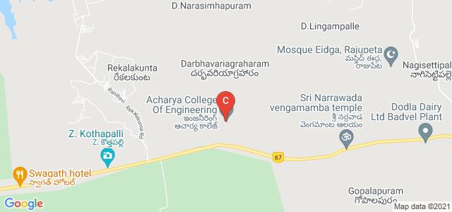 Acharya College Of Engineering, Kadapa, Andhra Pradesh, India