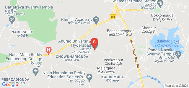 Anurag University, Hyderabad, Telangana, India