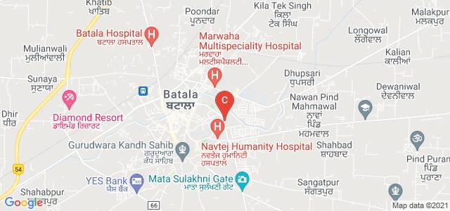 Baring Union Christen College, Jalandhar Road, Subash Park, Batala, Punjab, India