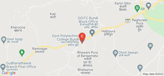 Govt.Polytechnic College Bundi, Rajasthan State Highway 29, Daulat Pura, Rajasthan, India
