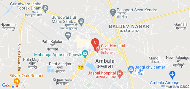 Government Polytechnic, Ambala City, opposite Civil Hospital, Patti Mehar, Ambala, Haryana, India