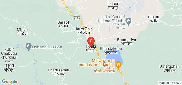 INDIRA GANDHI NATIONAL TRIBAL UNIVERSITY AMARKANTAK LOCATION visual data 4