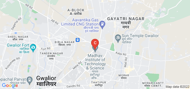 Madhav institute of technology and science, morena, Madhya Pradesh, India