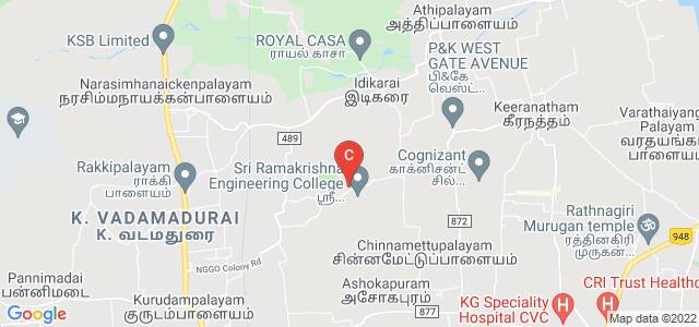 Sri Ramakrishna Polytechnic College, Vattamalaipalayam Rd, NGGO Colony, Vattamalaipalayam, Coimbatore, Tamil Nadu, India