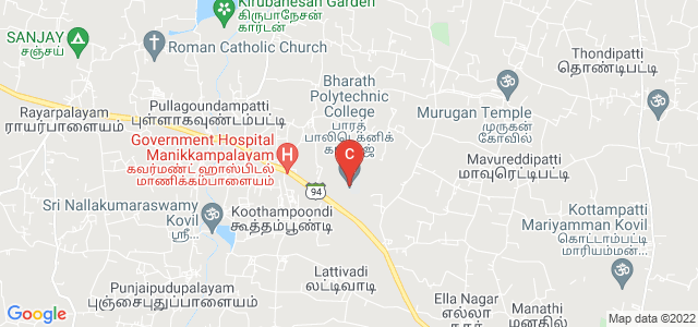 Bharath Polytechnic College, Tiruchengode - Namakkal - Trichy Road, Manickampalayam, Koothampoondi, Tamil Nadu, India