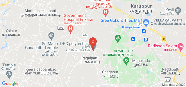 DPC Polytechnic College, Chettiyar Kadai, Muthunaickenpatti Main Road, Salem, Tamil Nadu, India