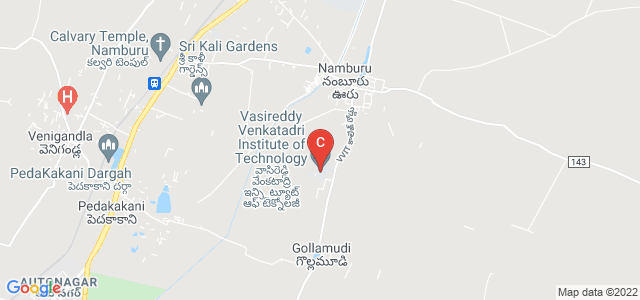 Vasireddy Venkatadri Institute of Technology, VVIT College Road, Namburu, Andhra Pradesh, India