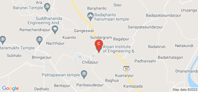 Aryan Institute of Engineering & Technology, (Polytechnic), State Highway 60, Chitalpur, Cuttack, Odisha, India