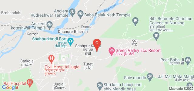 Tawi Polytechnic, Jugial to Dam Road, Shahpur Kandi, Punjab, India