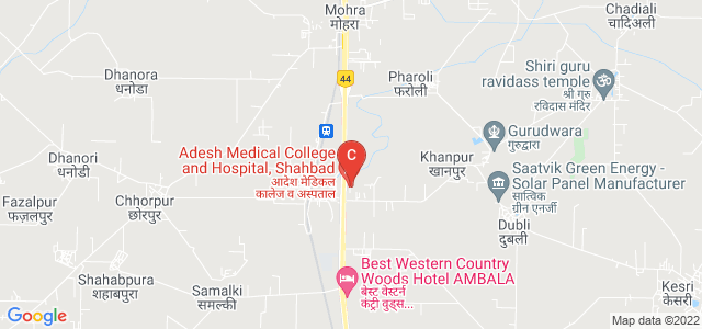 Adesh Medical College & Hospital, NH-1, Mohri, Kurukshetra, Haryana, India