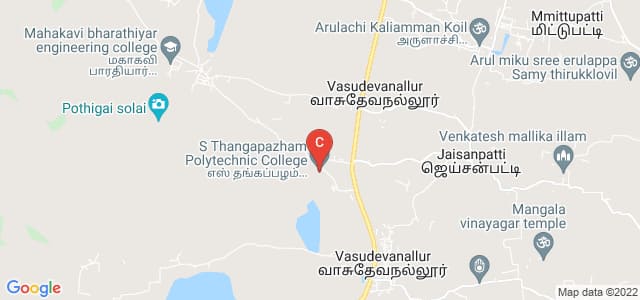 S Thangapazham Polytechnic College, Naranapuram, Tamil Nadu, India