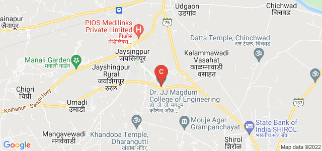 Dr. J. J. Magdum College of Engineering Jaysingpur, Mahavir Colony, Swapnanagari, Jaysingpur, Maharashtra, India