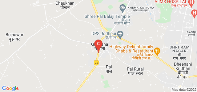 342001, Jodhpur - Balotra Road, Pal village, Jodhpur, Rajasthan, India