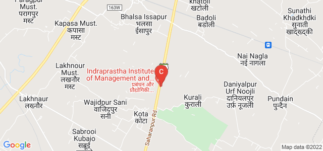Indraprastha Institute of Management and Technology, Saharanpur, Uttar Pradesh, India