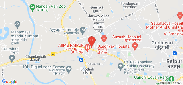 AIIMS Raipur, Great Eastern Road, AIIMS Campus, Tatibandh, Raipur, Chhattisgarh, India