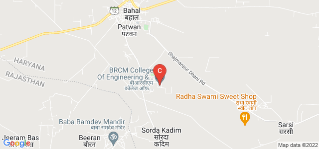 BRCM College Of Engineering & Technology, Bahal, Bhiwani, Haryana, India
