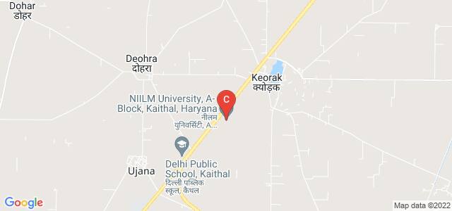 NIILM University, A- Block, Kaithal, Haryana, Kaithal, Haryana, India