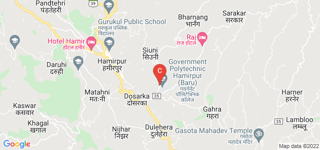 Government Polytechnic Hamirpur (Baru), Baru, Himachal Pradesh, India