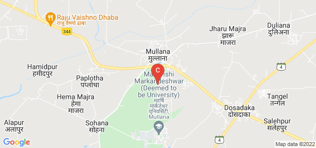 Mullana University Road, Mullana, Ambala, Haryana, India