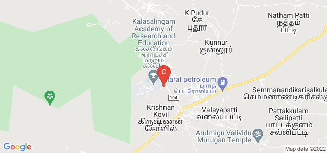 Kalasalingam Institute of Technology, Krishnankoil, Tamil Nadu, India