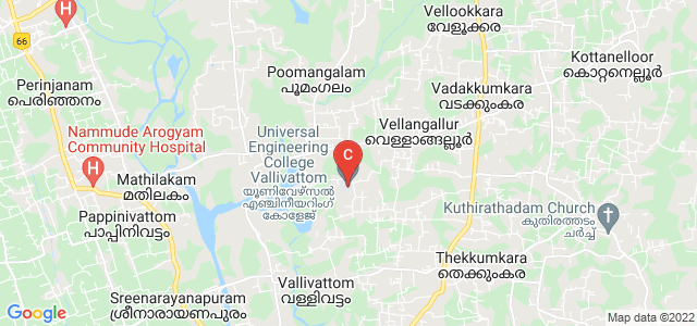 Universal Engineering College, P.O., Via, Mathilakam, Thrissur, Kerala, India