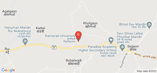 Karnavati University, Uvarsad, Gandhinagar, Gujarat, India