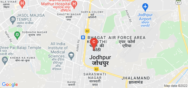 Jai Narain Vyas University, Air Force Area, Jodhpur, Rajasthan, India