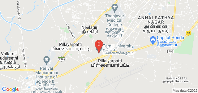 Tamil University, AVP Azhagammal Nagar, Thanjavur, Tamil Nadu, India