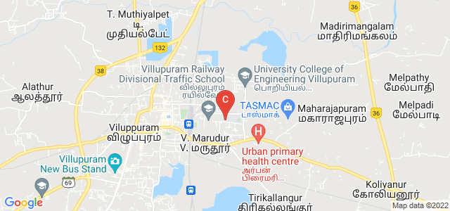 BHEL Township, Tiruchirappalli, Tamil Nadu 620022, IndiaArts College, College Road, Keezperum Pakkam, Villupuram, Tamil Nadu, India