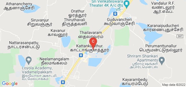 Valliammai Engineering College, National Highway 45, Potheri, SRM Nagar, Kattankulathur, Kancheepuram, Tamil Nadu, India