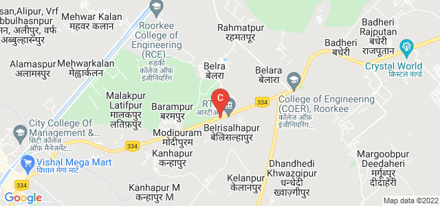 College of Engineering Roorkee, Roorkee, Roorkee, Uttarakhand, India