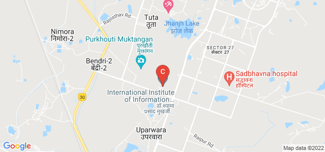 Dr. Shyama Prasad Mukherjee International Institute Of Information Technology Naya Raipur, Sector 24, Uparwara, Atal Nagar, Chhattisgarh, India