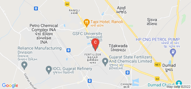 GSFC University, Fertilizer Nagar, GSFC, Vigyan Bhavan, Vadodara, Gujarat, India