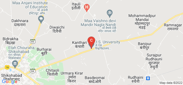 J.S. University, Shikohabad, Firozabad, Bhongoan - Mainpuri - Shikohabad Road, Shikohabad, Uttar Pradesh, India