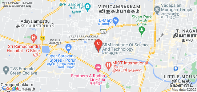 SRM Institute Of Science And Technology, Bharathi Salai, Ramapuram, Chennai, Tamil Nadu, India
