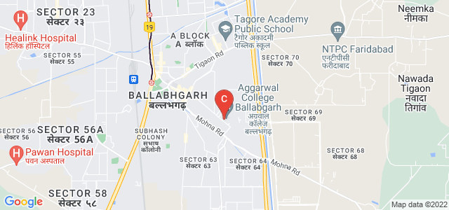 Aggarwal College Ballabgarh, Sector 2 Road, Ballabhgarh, Faridabad, Haryana, India