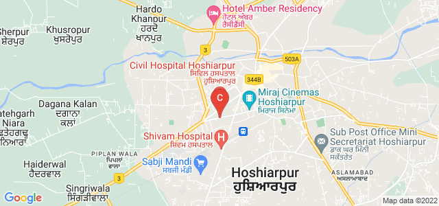 Government College Road, Tulsi Nagar, Gokal Nagar, Hoshiarpur, Hoshiarpur, Punjab 146001, India