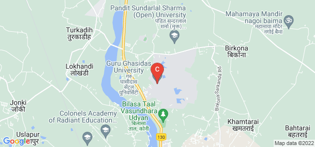 Guru Ghasidas University, C.G, Koni, Bilaspur, Chhattisgarh, India