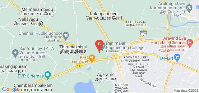Panimalar Engineering College, Chennai, Tamil Nadu, India