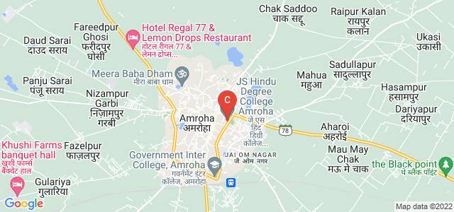 J S Hindu Degree College Amroha, State Highway 78, Katra Ghulam Ali, Amroha, Uttar Pradesh, India