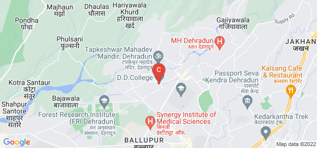 D D College Dehradun, Cantt Road, Garhi Cantonment, Nimbuwala, Dehradun, Uttarakhand, India